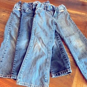 3 pairs of 5t toddler boy jeans